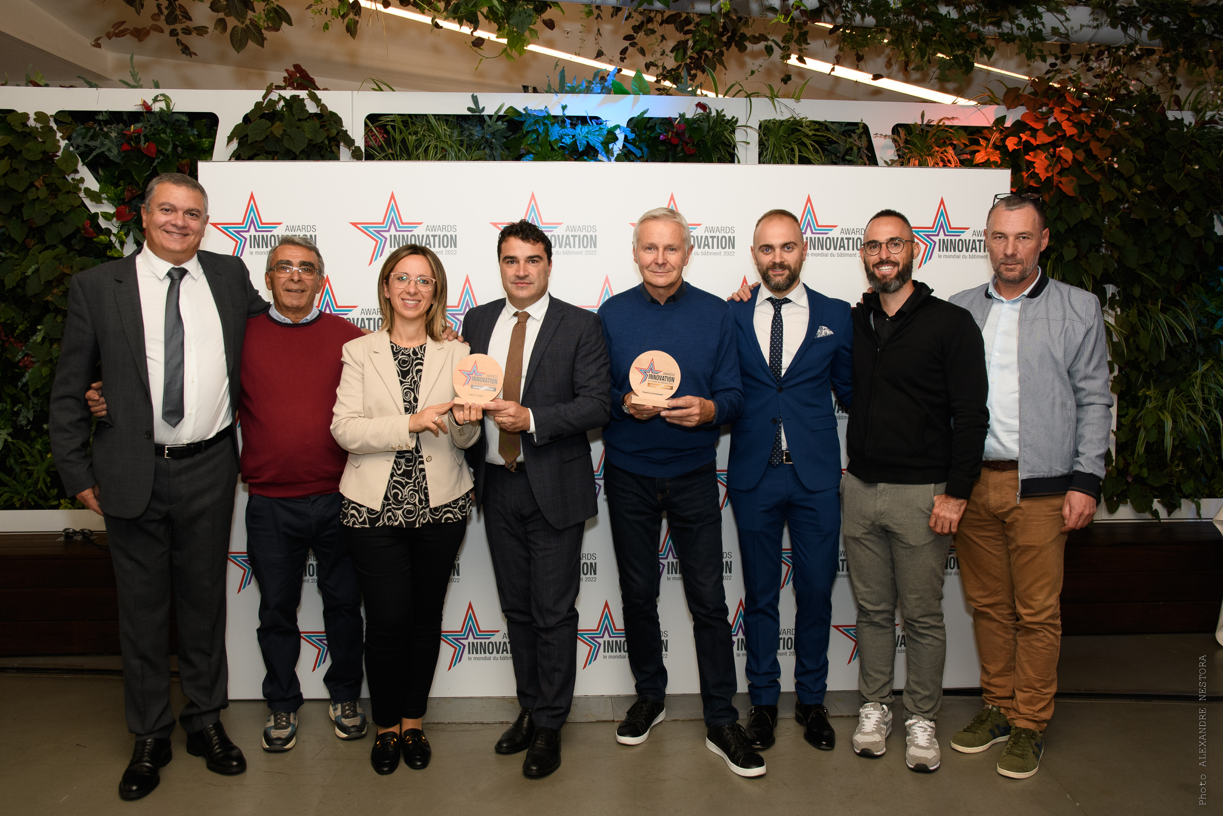DIASEN STARRING IN PARIS. DOUBLE AWARD AT BATIMAT FOR THE COMPANY LED BY DIEGO MINGARELLI, AWARDED BY A JURY OF SPECIALISTS FOR CLIMATE AND ENVIRONMENTAL PROTECTION SOLUTIONS.