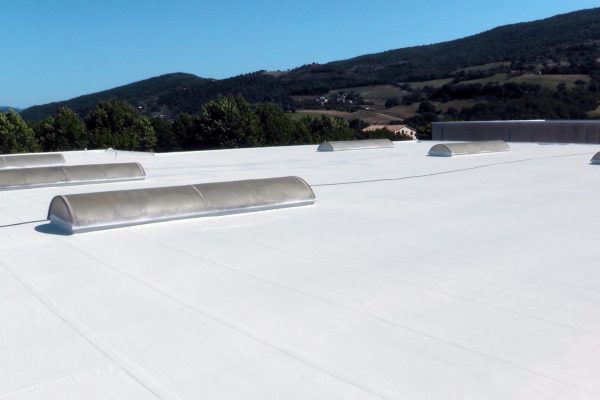 Impermeabilizzazione tetto edificio industriale - Italia