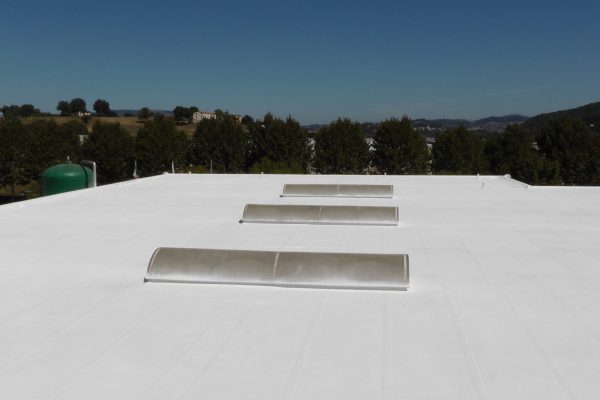 Thermikoat Cool Roof Applied on Roof Company in Italy