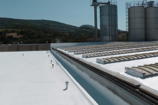 Thermikoat Cool Roof Waterproofing Applied on Roof Top Company in Italy